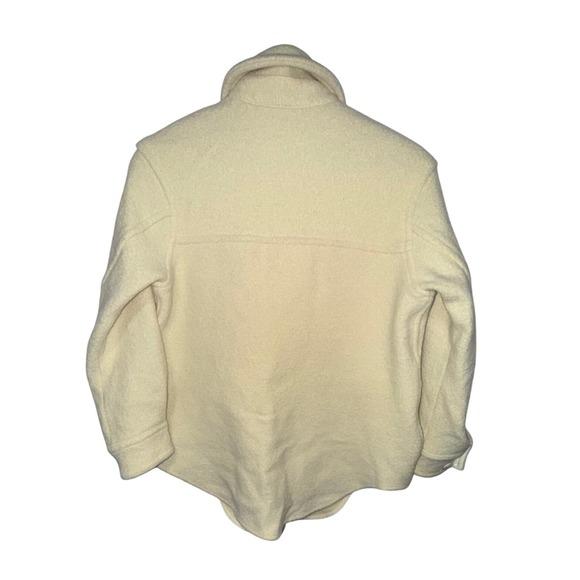 Wilfred Free The Ganna Merino Wool Shacket Size 2XS Butter Yellow - Picture 4 of 13